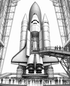 ai-space-shuttle-endeavour-vertical-museum-display