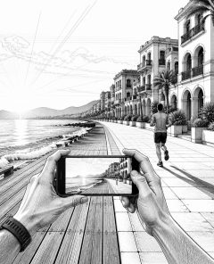 ai-tayelet-tel-aviv-promenade-sunset