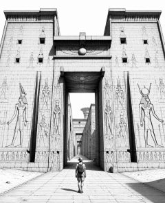 ai-temple-of-edfu-horus-pylon