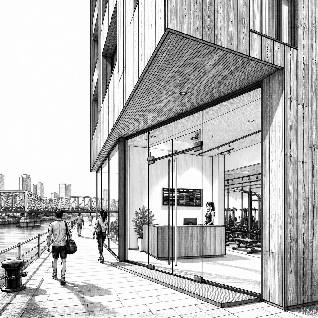 Timber Peak in Mainz: UBM prüft Fitnessstudio-Betrieb für Holz-Hybrid-Hochhaus Timber Peak in Mainz: UBM prüft Fitnessstudio-Betrieb für Holz-Hybrid-Hochhaus