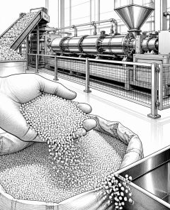 ai-topgreen-pet-chips-recycled-granules