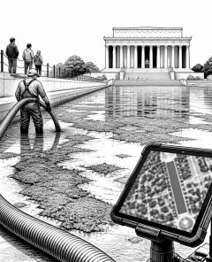 ai-trump-lincoln-reflecting-pool-algae-meme