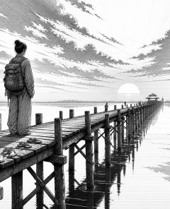 ai-u-bein-bridge-amarapura-sunset