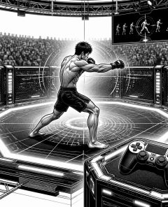 ai-ufc6-animation-octagon-fighter