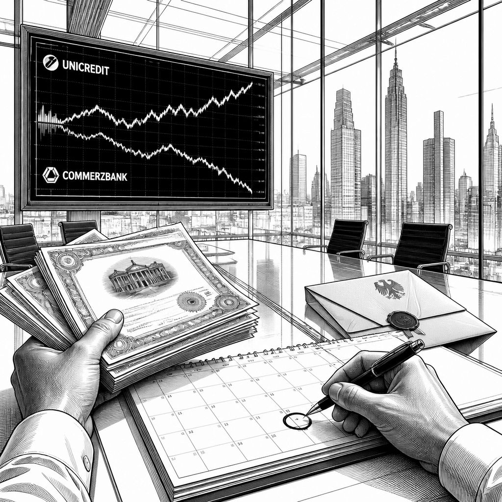 Unicredit erreicht 39% an Commerzbank – politischer Widerstand und Offerte im Fokus Unicredit erreicht 39% an Commerzbank – politischer Widerstand und Offerte im Fokus