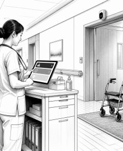 ai-welltower-well-health-corridor-sensoren-pflege