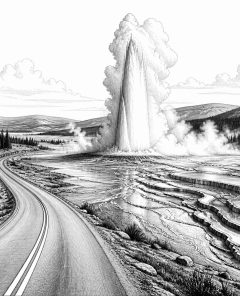 ai-yellowstone-geyser-dampf