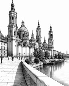 ai-zaragoza-basilica-pilar-ebro