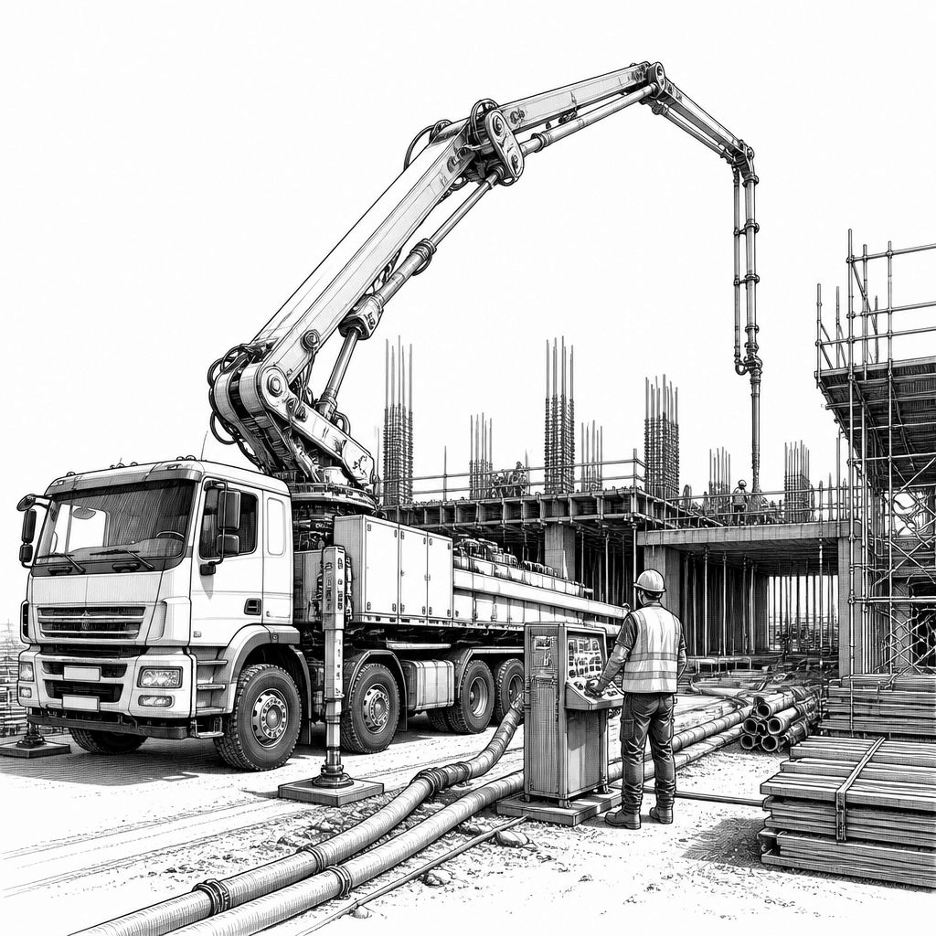 Zoomlion 63X-6RZ: 63 Meter Reichweite für Betonier-Takt ohne Umsetzen Zoomlion 63X-6RZ: 63 Meter Reichweite für Betonier-Takt ohne Umsetzen