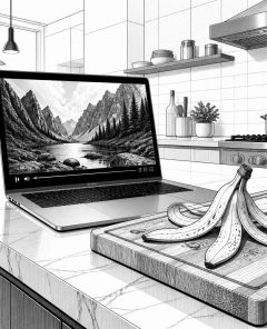 ai-zu-tisch-bananen-livestream-kitchen