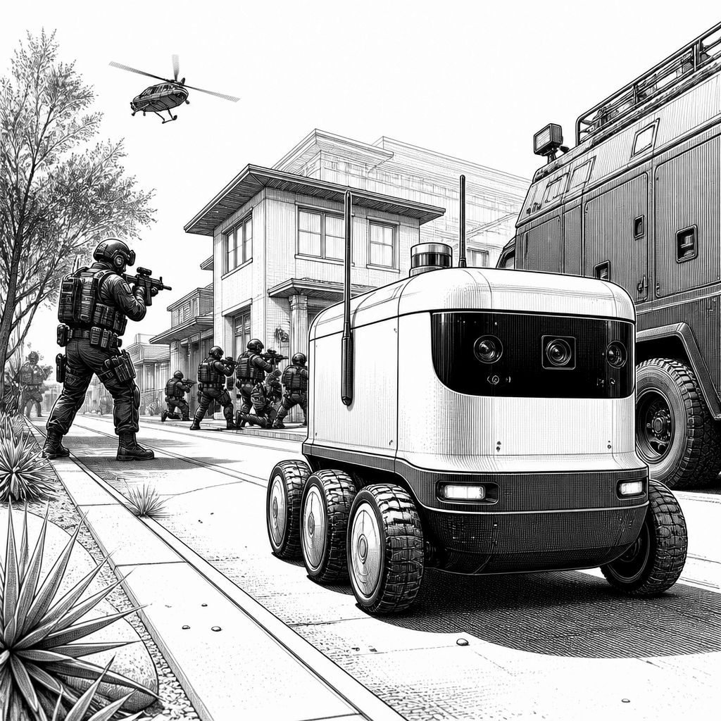 Lieferroboter geraten unter Druck: Polizeieinsatz, EU AI Act und Gegenwind aus Städten Lieferroboter geraten unter Druck: Polizeieinsatz, EU AI Act und Gegenwind aus Städten