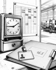 ai-40-hour-week-automotive-time-clock