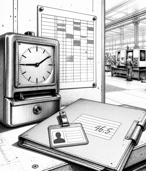 ai-40-hour-week-automotive-time-clock