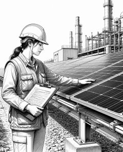 ai-barclays-net-zero-transition-finance-solar-clipboard