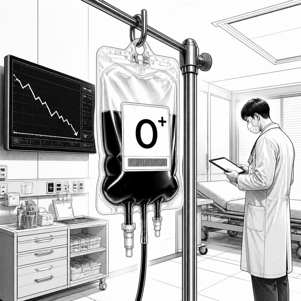 USA stehen vor Blutknappheit: Typ O+ wird knapp und Lieferungen werden limitiert