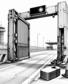 ai-border-spain-gibraltar-decommissioned-fence
