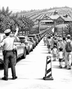 ai-california-nectarine-free-giveaway-crowd