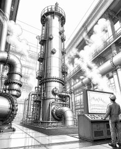 ai-carbon-capture-industrial-tower