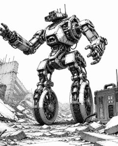 ai-centaur-robot-wheel-leg-arms