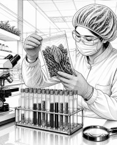 ai-cyclospora-ausbruch-produce-laborprobe