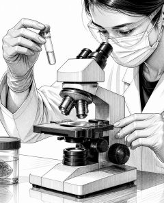 ai-cyclospora-diagnose-labor-microscope
