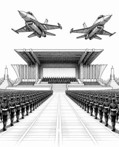 ai-defense-parade-paris-merkleader