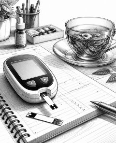 ai-diabetes-herbal-tea-glucose-meter
