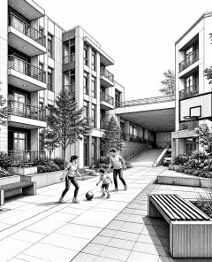 ai-dlf-skycourt-gurgaon-courtyard