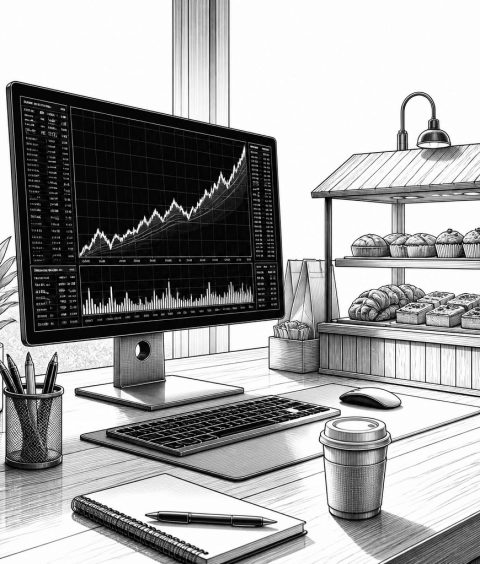 ai-greggs-stock-chart-bakery