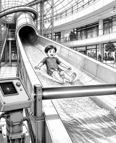 ai-hamburg-europa-passage-indoor-slide-charity