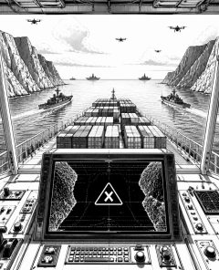 ai-hormuz-maritime-escalation-ship-route
