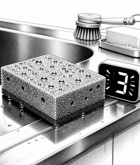 ai-household-hygiene-sponge-timer