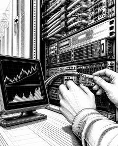 ai-hpq-stock-server-rack