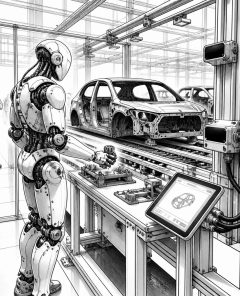 ai-humanoid-robotic-factory-line