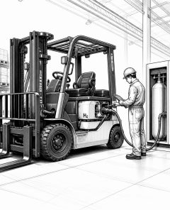 ai-hydrogen-fuelcell-forklift-warehouse