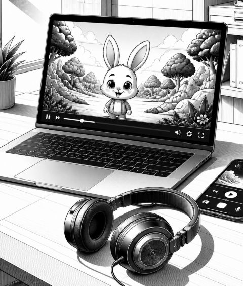 ai-kids-cartoon-livestream-laptop