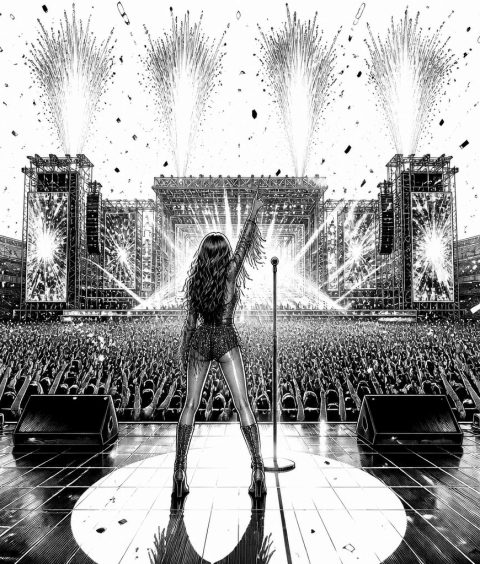 ai-lady-gaga-the-fame-stage-pyrotechnics