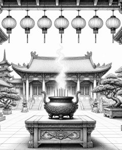 ai-longshan-si-taipei-incense-lanterns