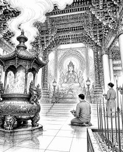 ai-longshan-tempel-taipeh-incense-altar