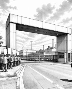 ai-mercedes-protest-sparkurs-factory-gate