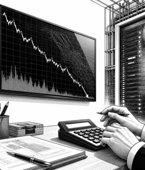 ai-nvidia-ki-finanzierung-fallender-aktienchart