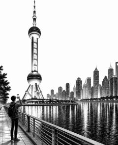 ai-oriental-pearl-tower-dongfang-mingzhu