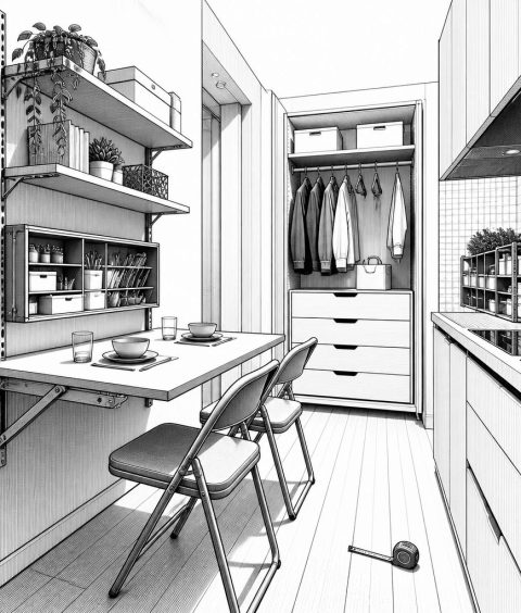 ai-peka-mikroapartment-kueche-kleiderschrank