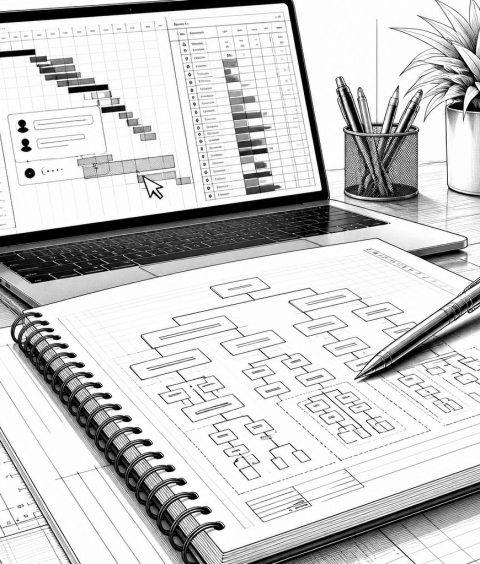 ai-project-start-wbs-gantt-risk-register