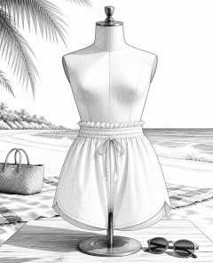 ai-quiksilver-highwaist-coverup-shorts-beach