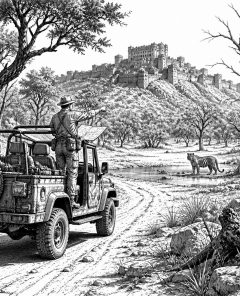 ai-ranthambore-tiger-safari-fortress-ruins