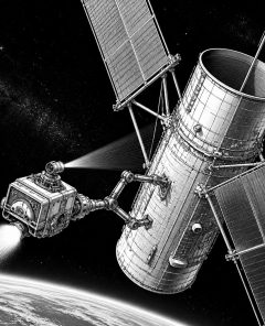 ai-space-robotic-capture-satellite