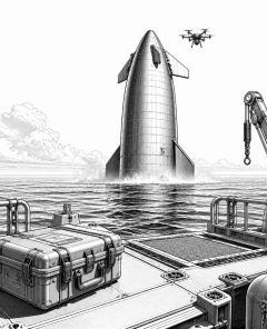 ai-spacex-starship-tower-catch-ocean-inspection