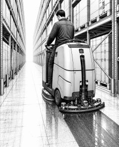 ai-tennant-t350-standon-scrubber-narrow-aisle