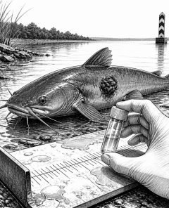 ai-transmissible-freshwater-fish-cancer-lake